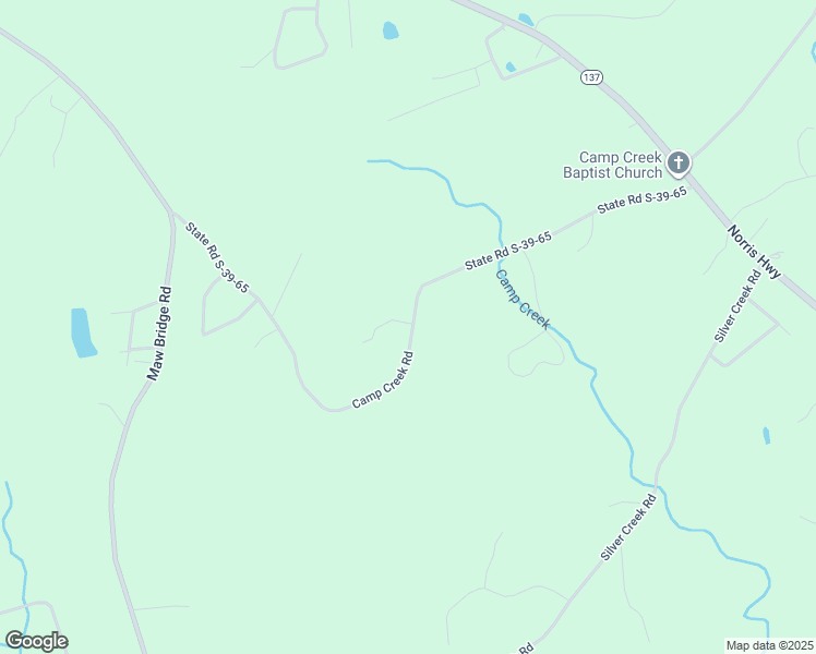 map of restaurants, bars, coffee shops, grocery stores, and more near 327 Camp Creek Road in Central