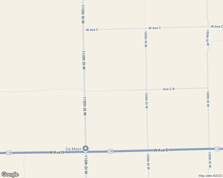 map of restaurants, bars, coffee shops, grocery stores, and more near 26 Avenue C-8 in Lancaster