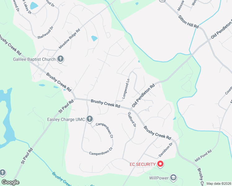 map of restaurants, bars, coffee shops, grocery stores, and more near 113 P-2-71 in Easley
