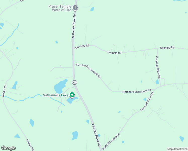 map of restaurants, bars, coffee shops, grocery stores, and more near 4194 Fletcher Funderburk Road in Lancaster