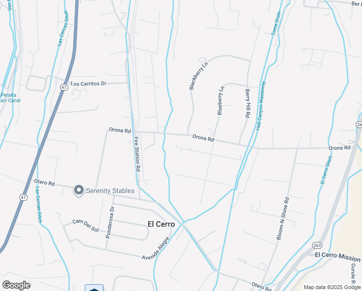 map of restaurants, bars, coffee shops, grocery stores, and more near 1 Quail Run Drive in Los Lunas