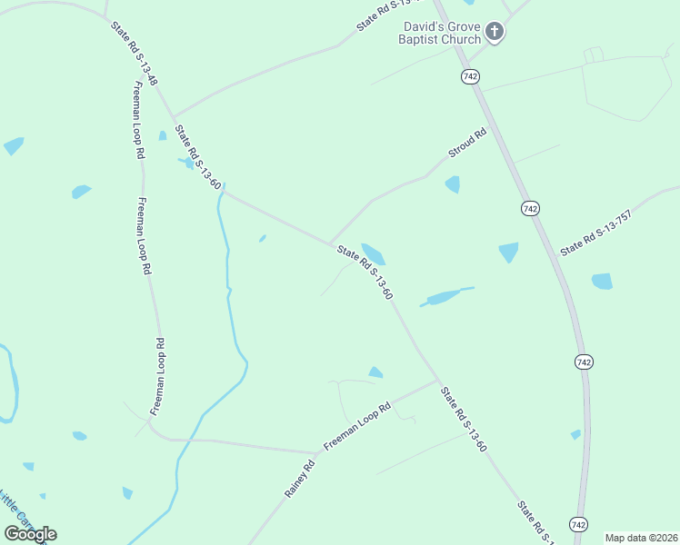 map of restaurants, bars, coffee shops, grocery stores, and more near East B Adams Road in Chesterfield