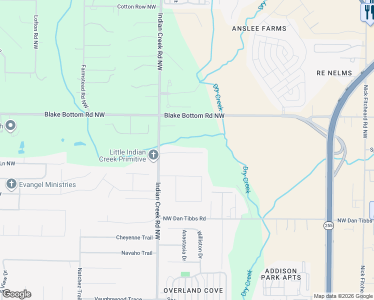map of restaurants, bars, coffee shops, grocery stores, and more near 120 Harness Drive in Huntsville