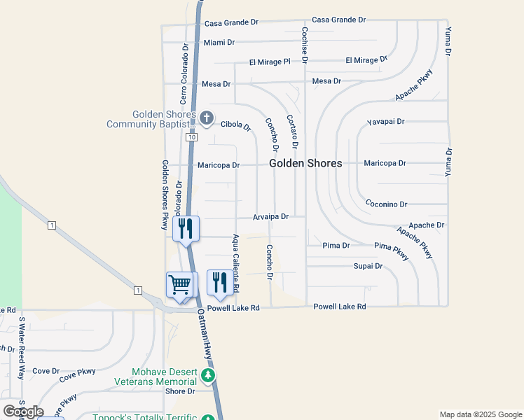 map of restaurants, bars, coffee shops, grocery stores, and more near in 