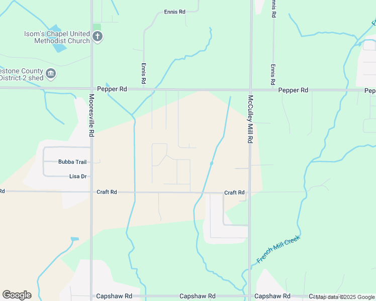 map of restaurants, bars, coffee shops, grocery stores, and more near 15802 Jackson Lane in Athens