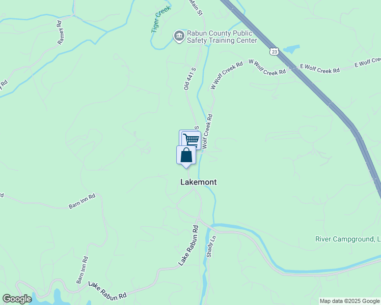 map of restaurants, bars, coffee shops, grocery stores, and more near 141 South Main Street in Clayton