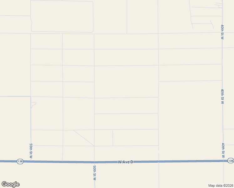 map of restaurants, bars, coffee shops, grocery stores, and more near 47th Street West in Lancaster