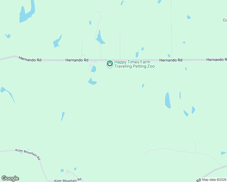 map of restaurants, bars, coffee shops, grocery stores, and more near 4543 Hernando Road in Holly Springs