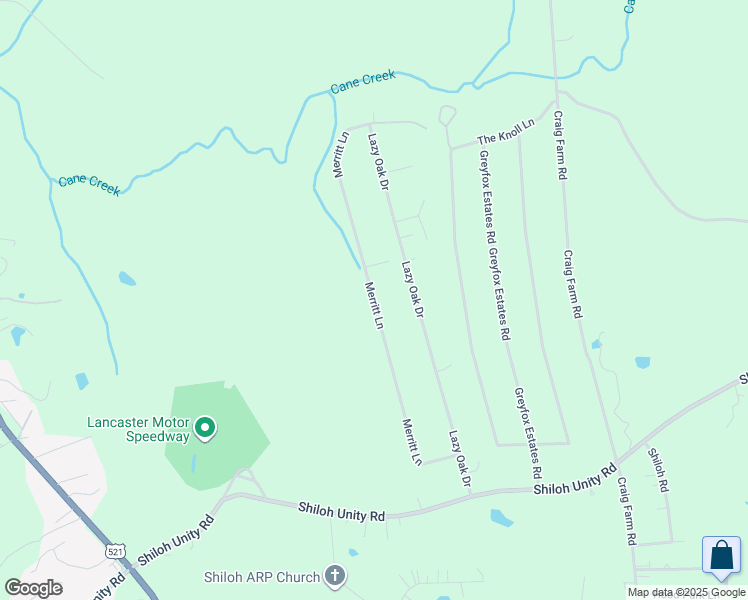 map of restaurants, bars, coffee shops, grocery stores, and more near 2871 Merritt Lane in Lancaster