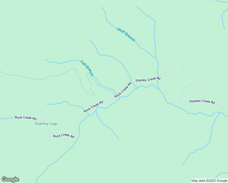 map of restaurants, bars, coffee shops, grocery stores, and more near 3078 Rock Creek Road in Cherry Log