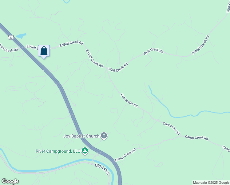 map of restaurants, bars, coffee shops, grocery stores, and more near 782 Wolf Creek Road in Tiger