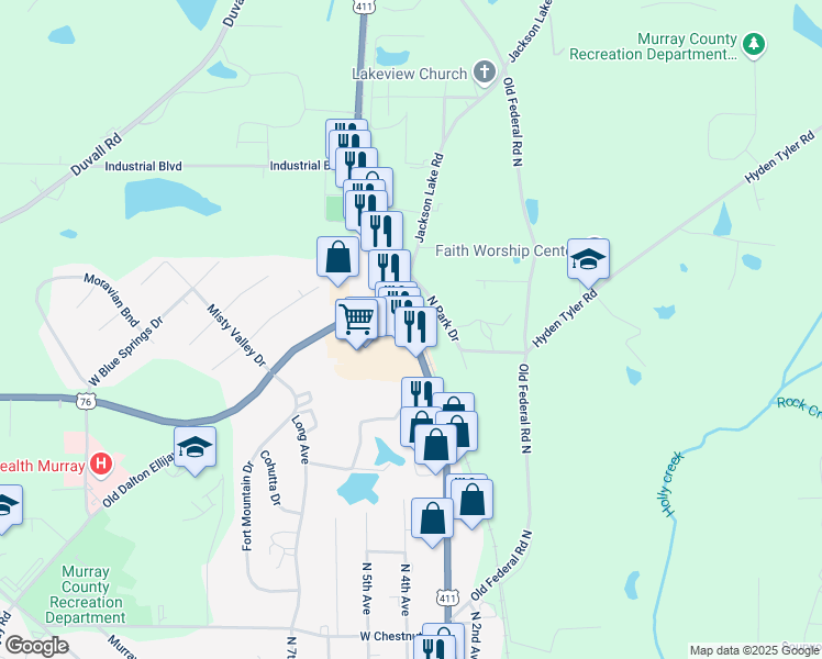 map of restaurants, bars, coffee shops, grocery stores, and more near 1072 North 3rd Avenue in Chatsworth