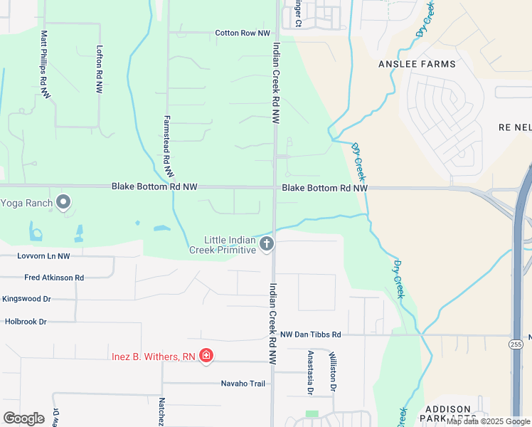 map of restaurants, bars, coffee shops, grocery stores, and more near 109 Raccoon Trce in Huntsville