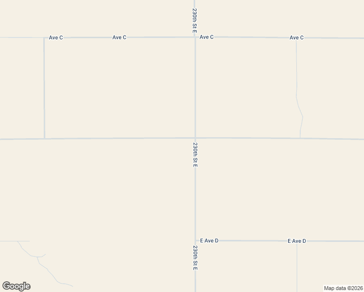 map of restaurants, bars, coffee shops, grocery stores, and more near 230th Street East in Los Angeles County
