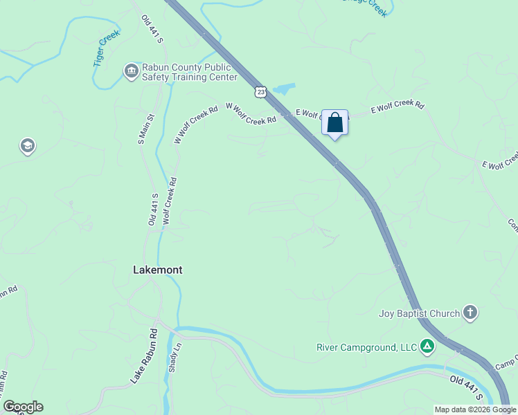 map of restaurants, bars, coffee shops, grocery stores, and more near Bear Cave Trail in Lakemont
