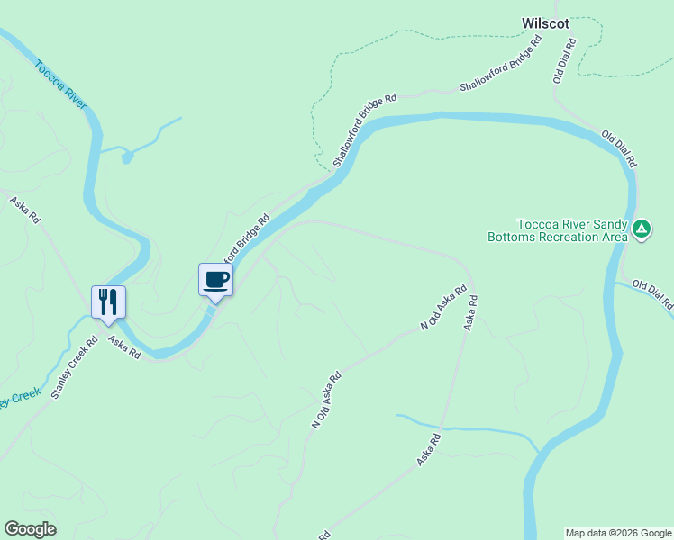 map of restaurants, bars, coffee shops, grocery stores, and more near 228 Earnest Alta Circle in Blue Ridge