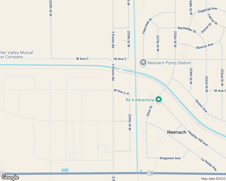 map of restaurants, bars, coffee shops, grocery stores, and more near West Avenue C-4 in Los Angeles County