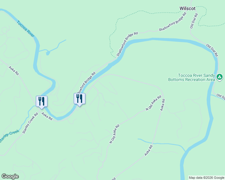 map of restaurants, bars, coffee shops, grocery stores, and more near 228 Earnest Alta Circle in Blue Ridge
