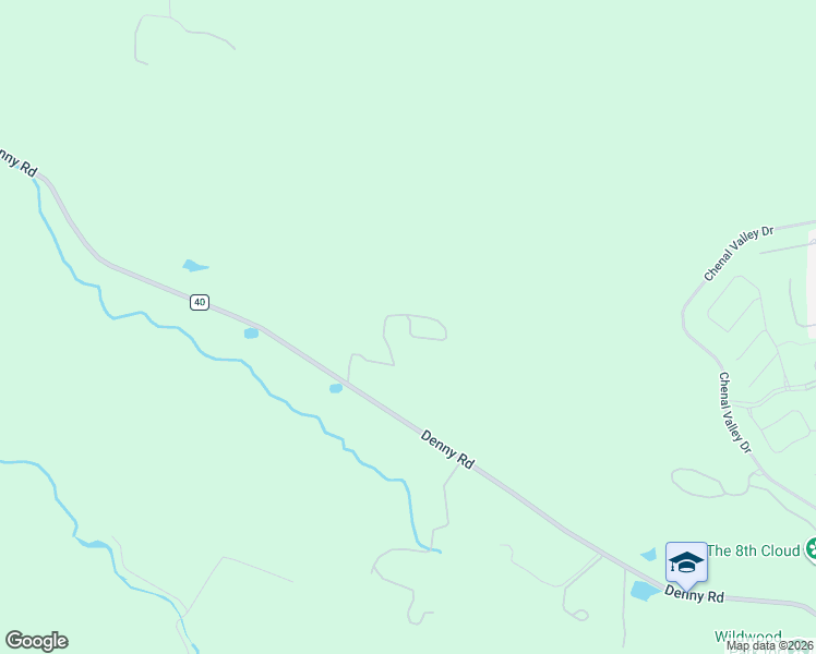 map of restaurants, bars, coffee shops, grocery stores, and more near 22610 Denny Road in Little Rock