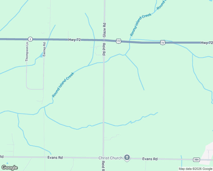 map of restaurants, bars, coffee shops, grocery stores, and more near 15588 Reid Road in Athens
