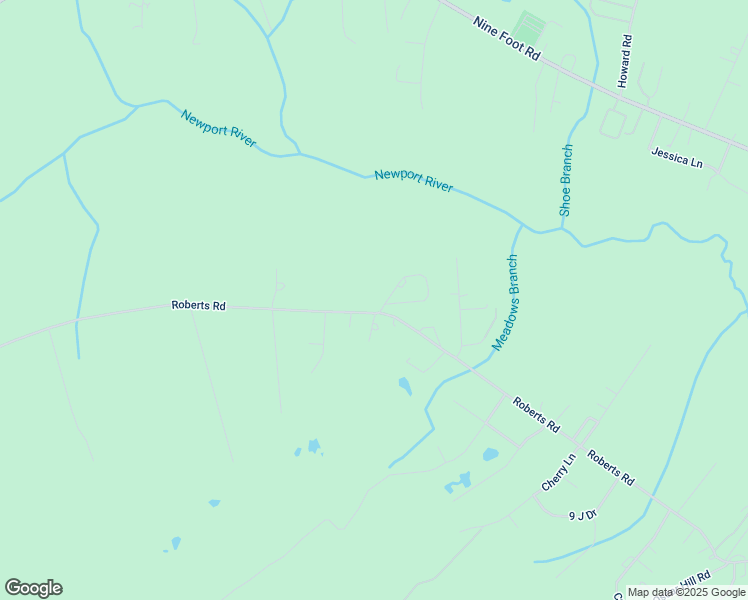 map of restaurants, bars, coffee shops, grocery stores, and more near 101 Ole Field Circle in Newport