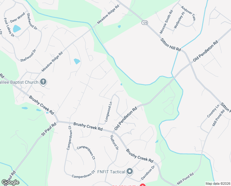 map of restaurants, bars, coffee shops, grocery stores, and more near 145 Longwood Lane in Easley