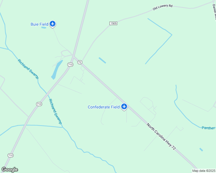 map of restaurants, bars, coffee shops, grocery stores, and more near 14344 North Carolina Highway 72 in Red Springs