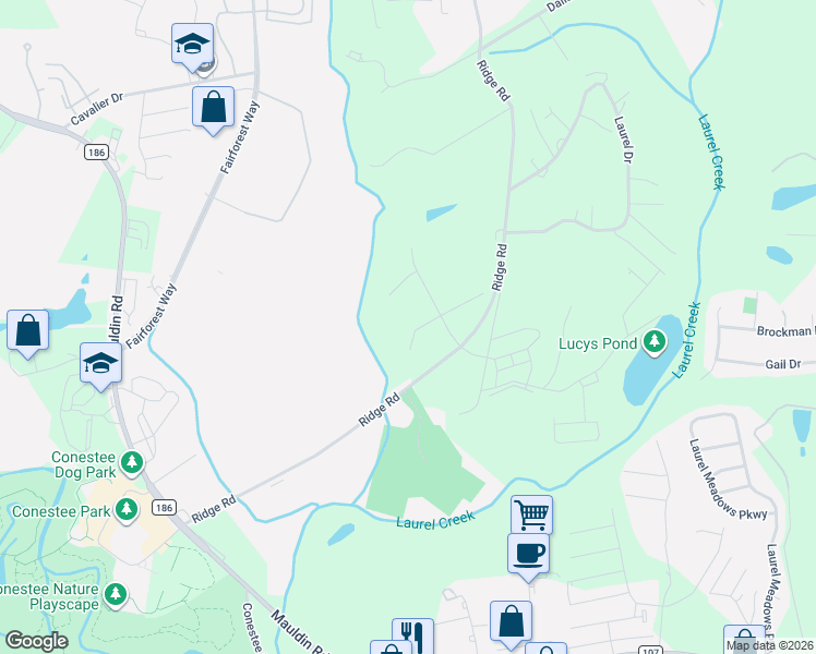 map of restaurants, bars, coffee shops, grocery stores, and more near 7 MacDee Way in Greenville