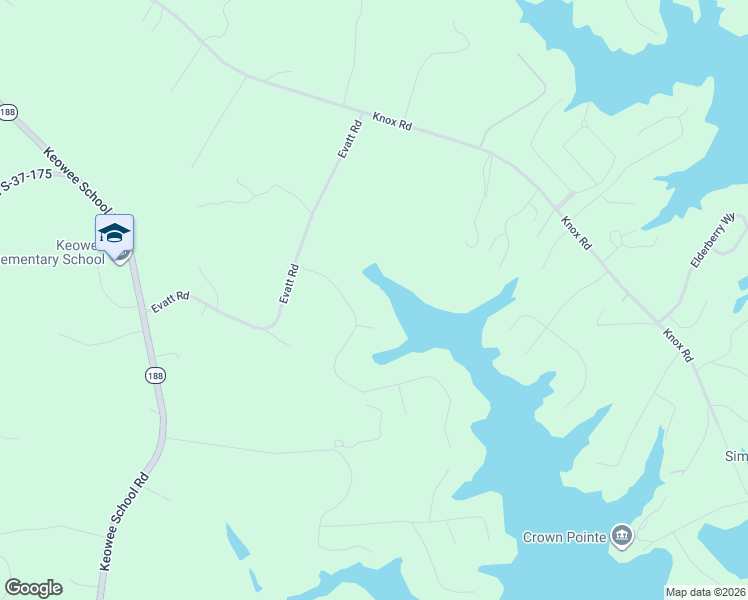 map of restaurants, bars, coffee shops, grocery stores, and more near 305 Stardust Lane in Seneca