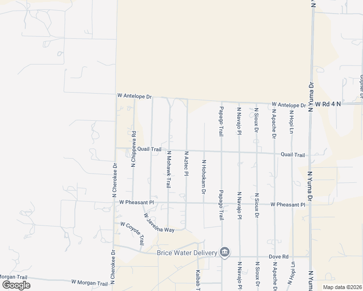 map of restaurants, bars, coffee shops, grocery stores, and more near 2725 North Mohawk Trail in Chino Valley