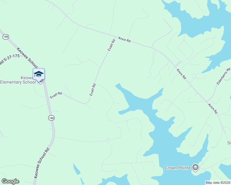 map of restaurants, bars, coffee shops, grocery stores, and more near 305 Stardust Lane in Seneca