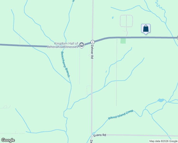 map of restaurants, bars, coffee shops, grocery stores, and more near 15631 Zehner Road in Athens