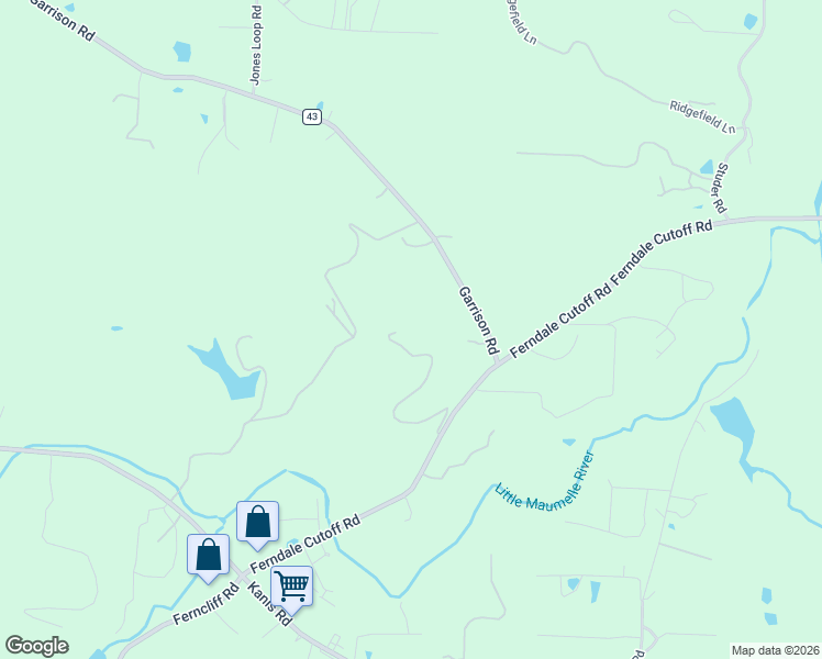 map of restaurants, bars, coffee shops, grocery stores, and more near 26000 Reynolds Mountain Road in Little Rock