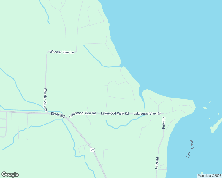 map of restaurants, bars, coffee shops, grocery stores, and more near Spring Drive in Muscle Shoals