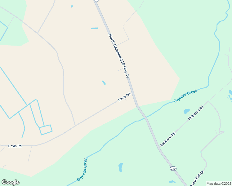 map of restaurants, bars, coffee shops, grocery stores, and more near Davis Street in Elizabethtown