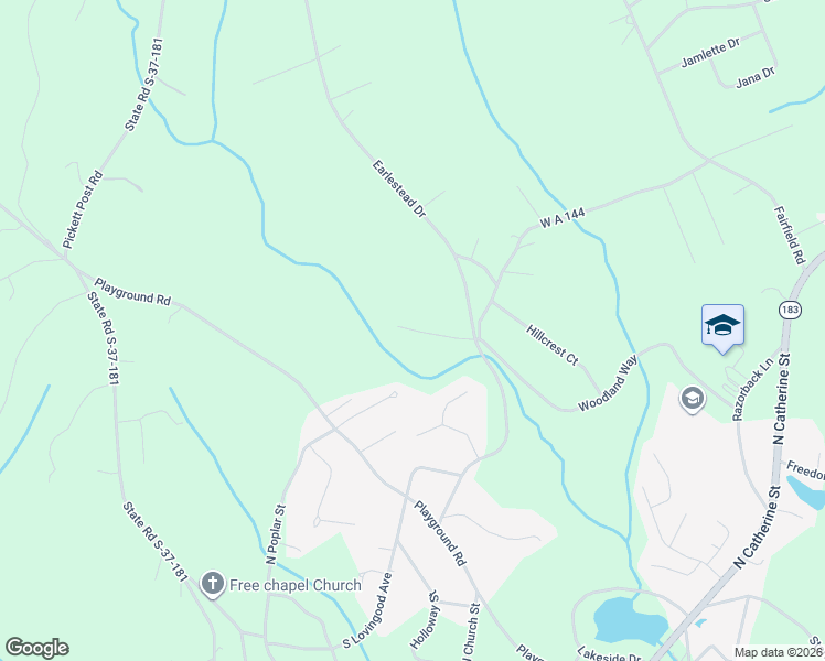 map of restaurants, bars, coffee shops, grocery stores, and more near 309 Wildwood Road in Walhalla