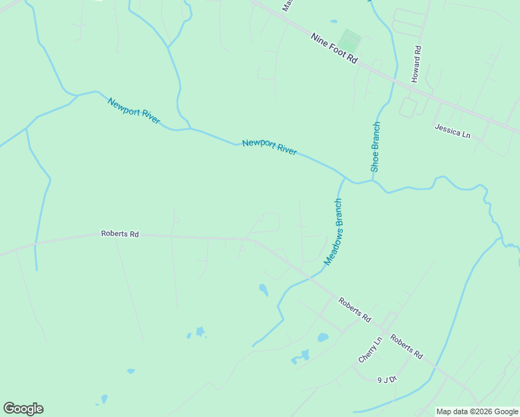 map of restaurants, bars, coffee shops, grocery stores, and more near 101-199 Ole Field Cir in Newport