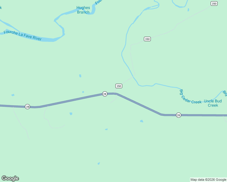 map of restaurants, bars, coffee shops, grocery stores, and more near 13855 Fourche River Road in Parks