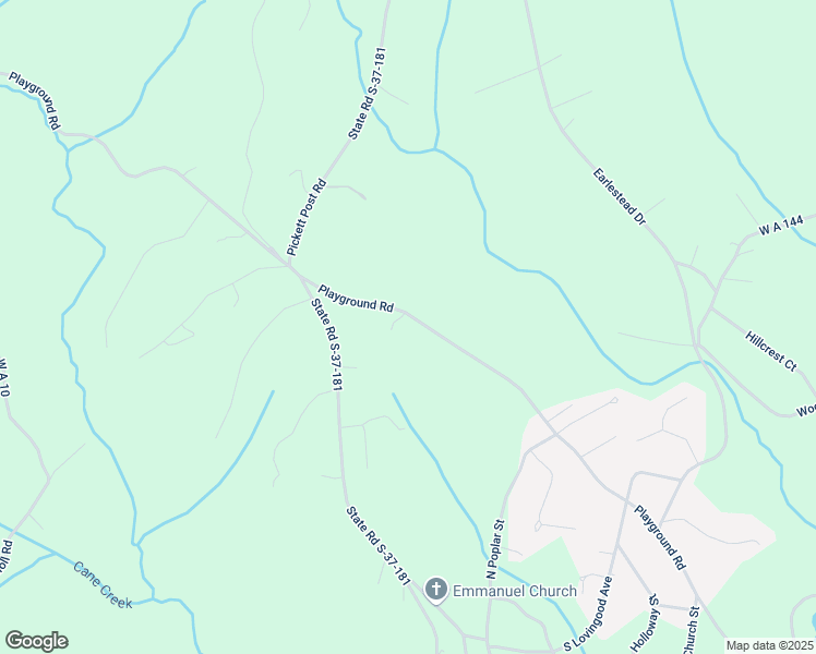 map of restaurants, bars, coffee shops, grocery stores, and more near 661 Playground Road in Walhalla