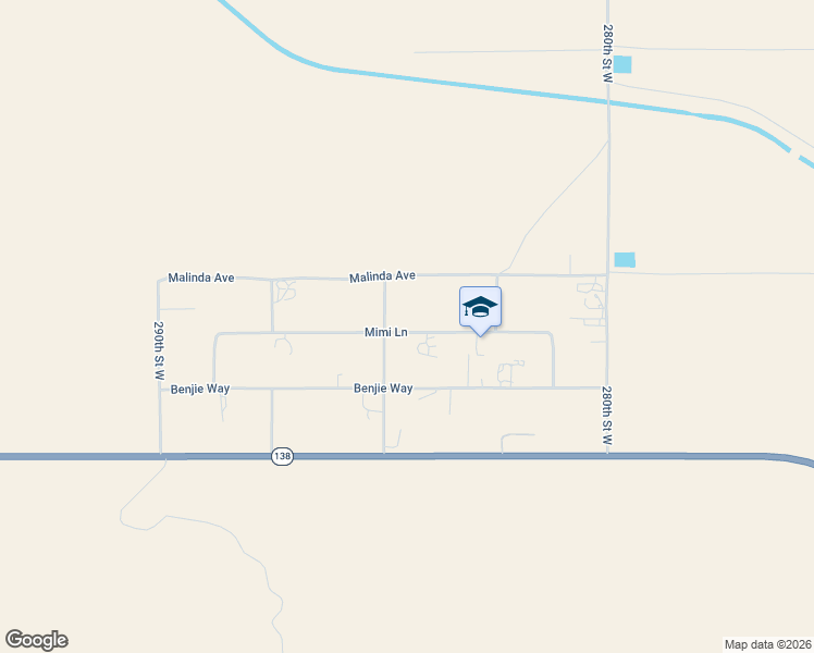 map of restaurants, bars, coffee shops, grocery stores, and more near 28339 Mimi Lane in Lancaster