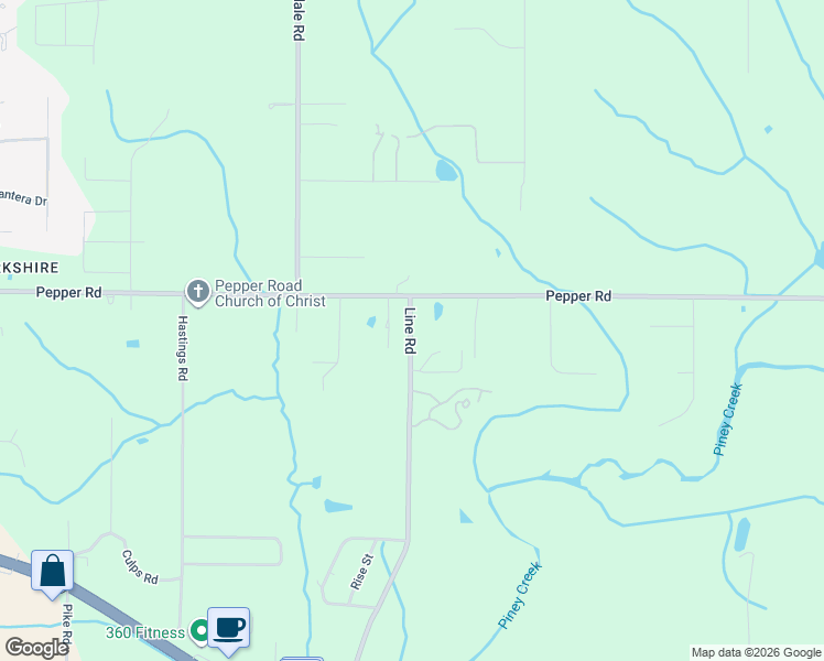 map of restaurants, bars, coffee shops, grocery stores, and more near 15981 Line Road in Athens