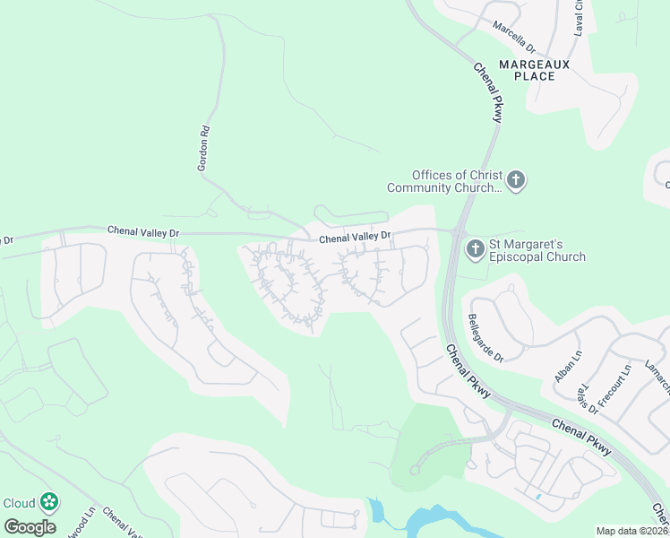 map of restaurants, bars, coffee shops, grocery stores, and more near 16 Deauville Circle in Little Rock