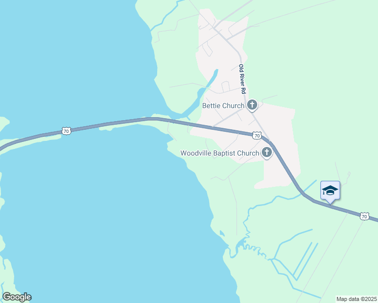 map of restaurants, bars, coffee shops, grocery stores, and more near 225 Willet Drive in Beaufort