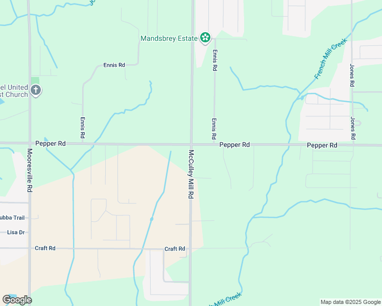 map of restaurants, bars, coffee shops, grocery stores, and more near County Road 95 in Athens