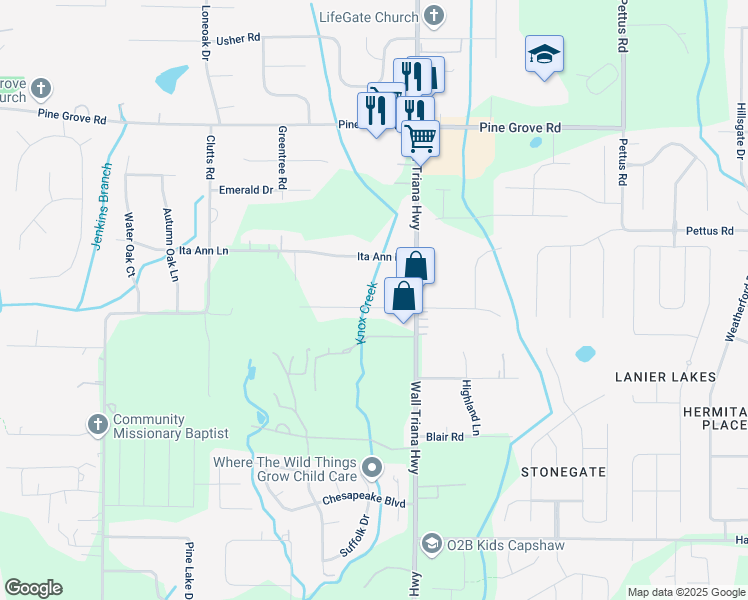map of restaurants, bars, coffee shops, grocery stores, and more near 139 Teresa Drive in Madison