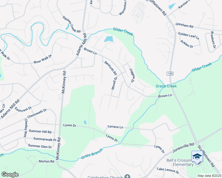 map of restaurants, bars, coffee shops, grocery stores, and more near 118 Morell Drive in Simpsonville