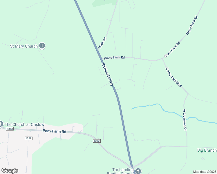 map of restaurants, bars, coffee shops, grocery stores, and more near 107 Gold Lane in Jacksonville