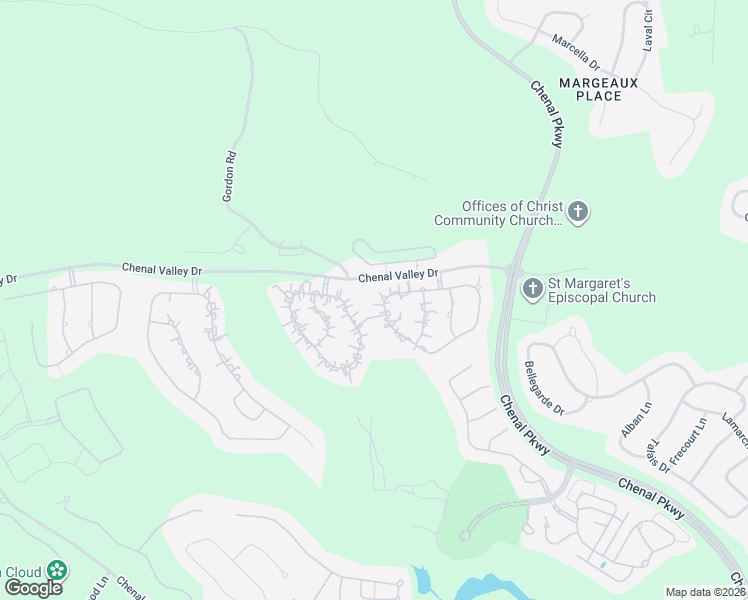 map of restaurants, bars, coffee shops, grocery stores, and more near 16 Deauville Circle in Little Rock