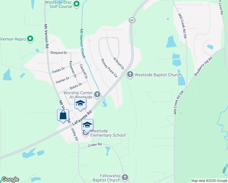 map of restaurants, bars, coffee shops, grocery stores, and more near 513 Deck Drive in Rocky Face
