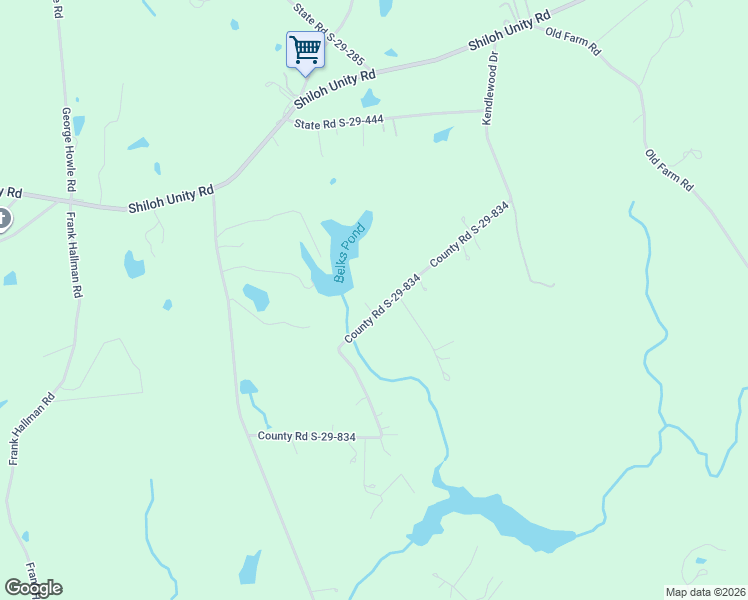 map of restaurants, bars, coffee shops, grocery stores, and more near 2685 Kendlewood Drive in Lancaster